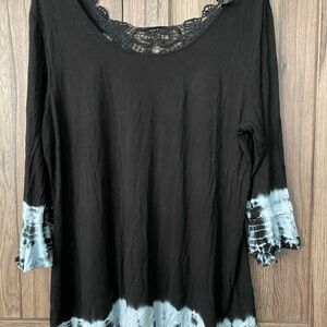 Black and White Women's Top